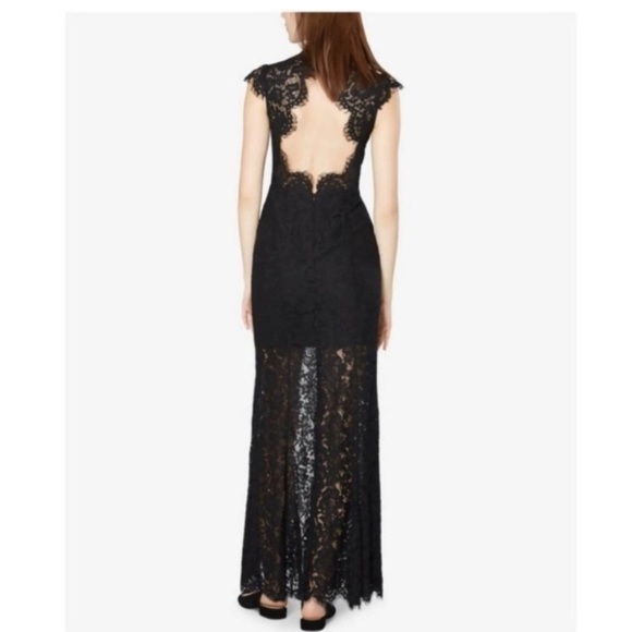 Fame and Partners 🖤 Black Lace Gown - Picture 7 of 7